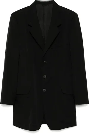 YOHJI YAMAMOTO Blazer i gabardin och ull
