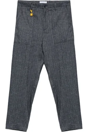 Manuel Ritz Slacks med logotypapplikation