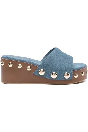 Maje Sandaler i denim 65 mm