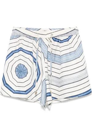 Sandro X Louise Bourgeois shorts med geometriskt tryck