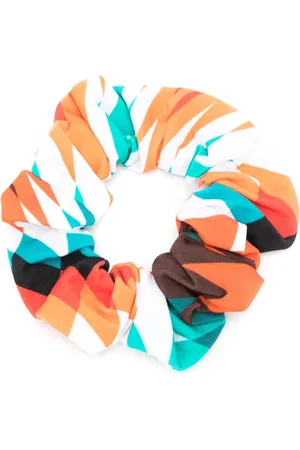 Lygia & Nanny Lola scrunchie med geometriskt tryck