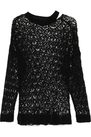 YOHJI YAMAMOTO Glesstickad topp