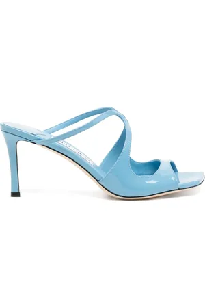 Jimmy Choo Anise lackade sandaler 75 mm