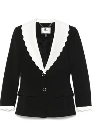 NISSA Blazer med kontrastkant