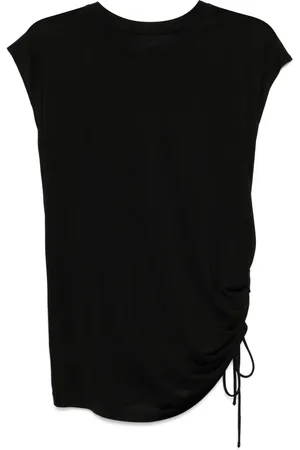 Less Asymmetrisk vest i silke