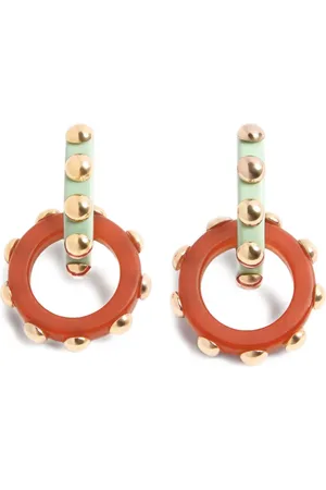La DoubleJ Double Hoop örhängen