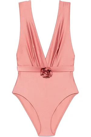 ZIMMERMANN Lucky Plunge Flower baddräkt