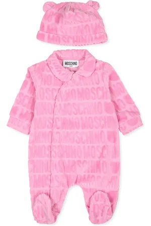 Moschino Pyjamas med logotyp i jacquard och duk