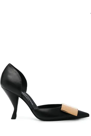 Sergio Rossi Miroir pumps med logotypplakett