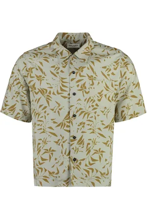 Saint Laurent Skjorta med palmtryck