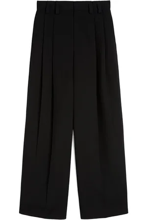 Jil Sander Byxor med plisserad detalj