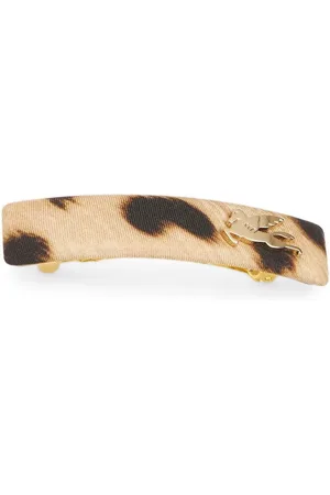 Etro Leopardmönstrat hårspänne