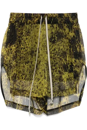 Rick Owens Shorts med abstrakt tryck