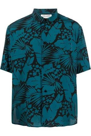 Saint Laurent Skjorta med tropiskt tryck