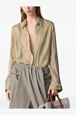 Stella McCartney Skir randig skjorta