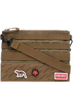 Kenzo Paris axelremsväska med lappdetalj