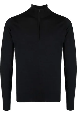 JOHN SMEDLEY Långärmad tröja med dragkedja