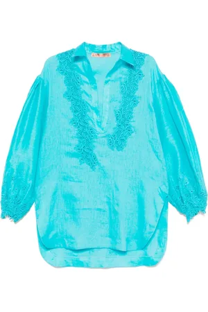 ERMANNO SCERVINO Blus med brodyr
