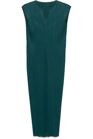 PLEATS PLEASE ISSEY MIYAKE Plisserad midiklänning