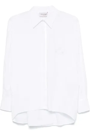 Ermanno Firenze Skjorta med broderad logotyp