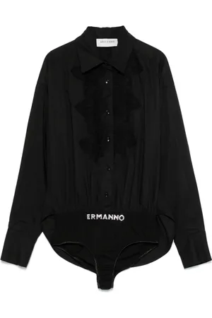Ermanno Firenze Body med spetsdetalj