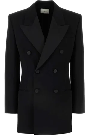 Saint Laurent Kavajklänning i ull