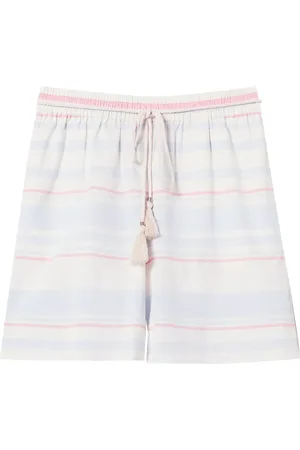 Twin-Set Randiga shorts med dragsko