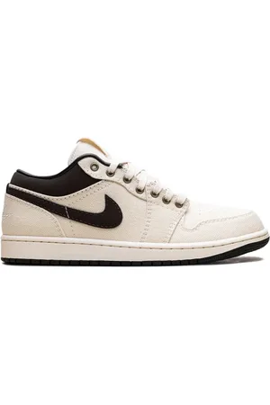 Jordan Air 1 Premium Pale Ivory/Baroque Brown låga sneakers