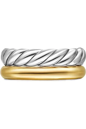 David Yurman DY Mercer® ring i 18K gult guld och sterlingsilver