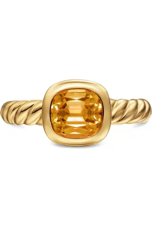 David Yurman DY Mercer® citrinring i 18K gult guld