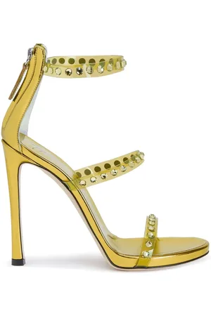 Giuseppe Zanotti Högklackade sandaler med juveldetalj