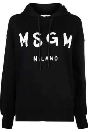 Msgm Hoodie med logotyp