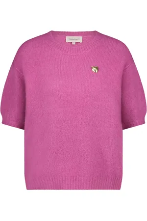 Fabienne Chapot Topp med broderad logotyp