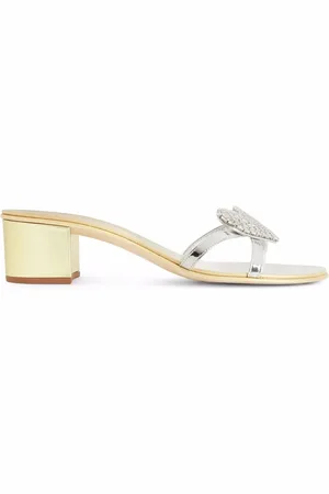 Giuseppe Zanotti Sandaler med strassprytt hjärta