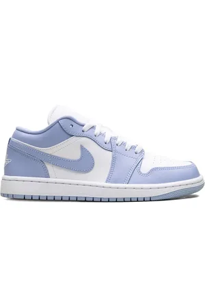 Jordan 1 White/Aluminium låga sneakers