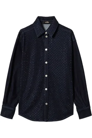 Twin-Set Jeanskjol med strass