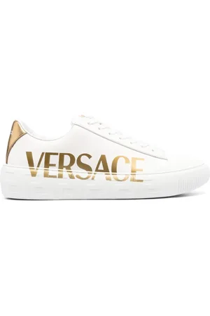VERSACE La Greca låga sneakers med logotyp