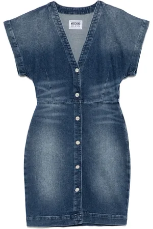Moschino Kort jeansklänning