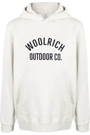 Woolrich Hoodie med logotyp