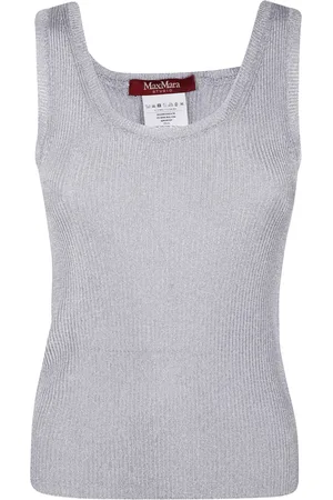 Max Mara Ribbstickat linne