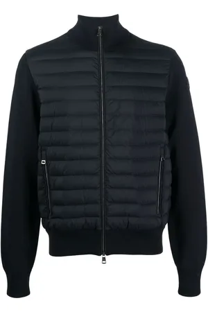 Moncler Vadderad jacka med kontrasterande ärm