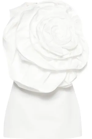 HUISHAN ZHANG Ditte blus med blomapplikation