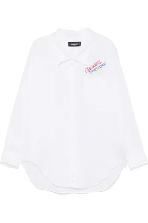 Dsquared2 Skjorta med broderad logotyp