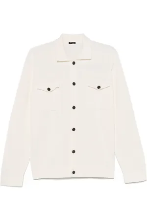 Kiton Stickad skjortjacka