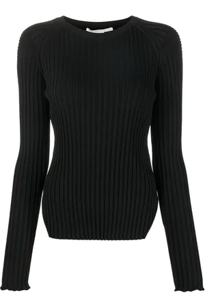 Stella McCartney Ribbstickad långärmad topp