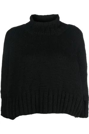 YOHJI YAMAMOTO Stickad tröja med rullkrage