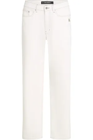 Karl Lagerfeld White straight