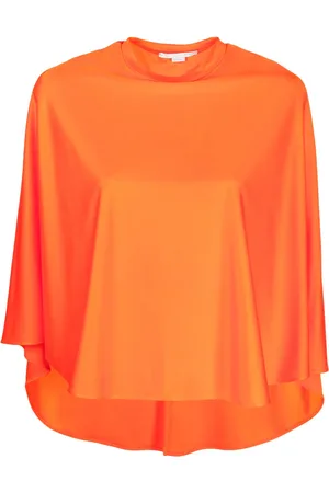 Stella McCartney Asymmetrisk draperad blus