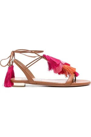 Aquazzura Capri sandaler med tofsar