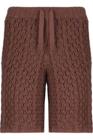 LANEUS Stickade bermudashorts